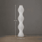 Lampadaire blanc design – Image 3