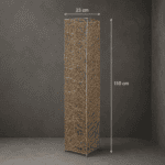 Lampadaire bohème en rotin tressé pour chambre