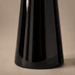 Lampadaire boule verre fumé design, vue 8