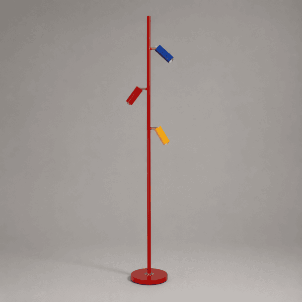 Lampadaire design coloré