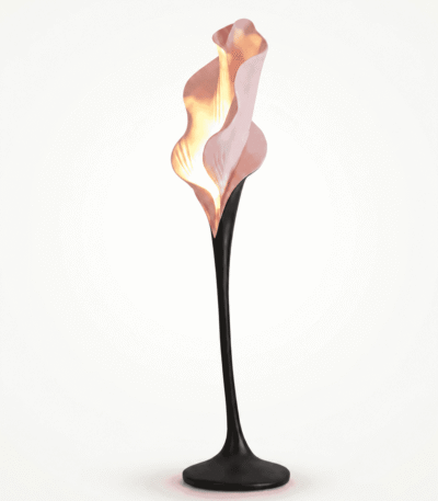 Lampadaire fleur de calla design