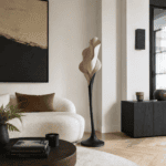 Lampadaire fleur de calla design, style minimaliste
