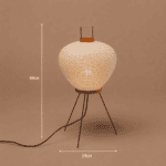 Lampadaire japonais papier – Image 3