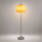Lampadaire metal et verre