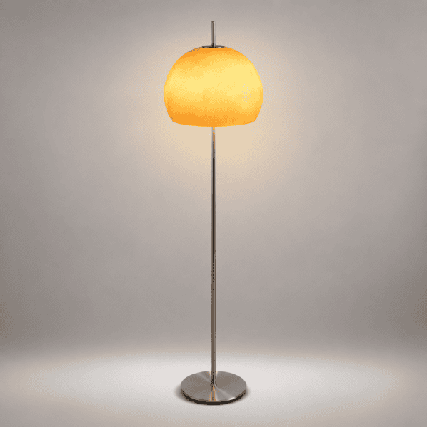 Lampadaire metal et verre