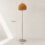 Lampadaire metal et verre – Image 2
