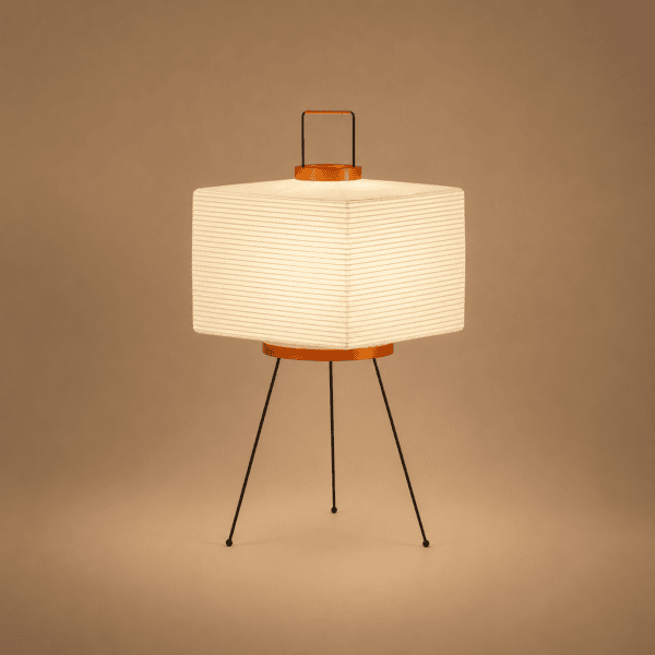 Lampadaire papier de riz