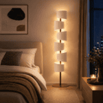 Lampadaire torsadé design scandinave, vue 8