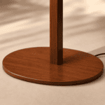 Lampadaire torsadé design scandinave, 41 cm de large et 167.5 cm de haut