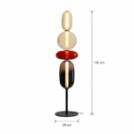 Lampadaire verre soufflé design italien, vue 8