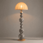 Lampadaire zébré design