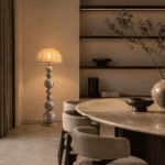 Lampadaire zébré design pour chambre