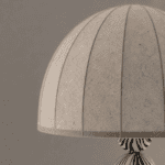 Lampadaire zébré design, style minimaliste
