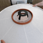 Lampadaires en papier pour bureau